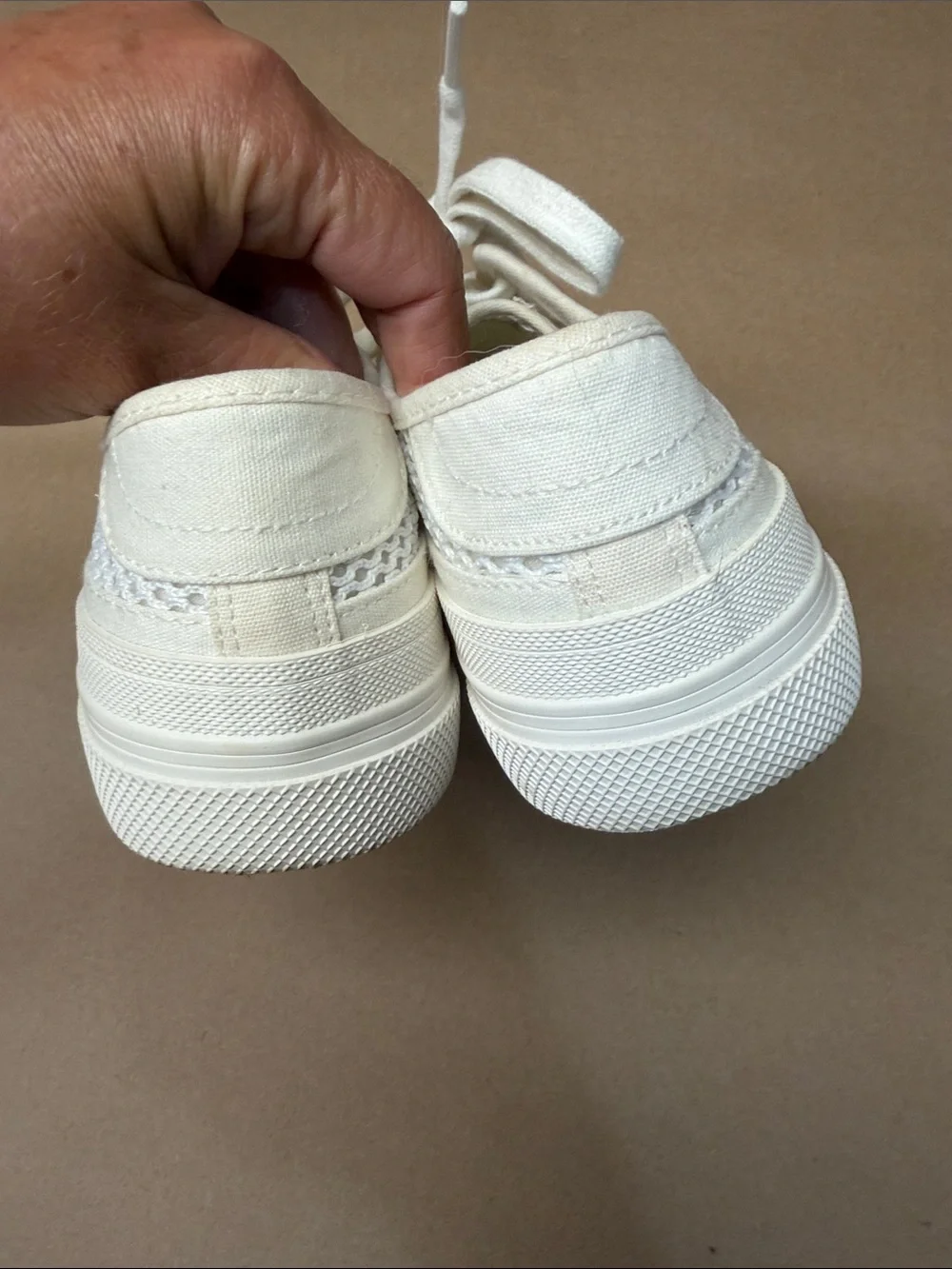 Zara White Platform Lace-Up Sneakers